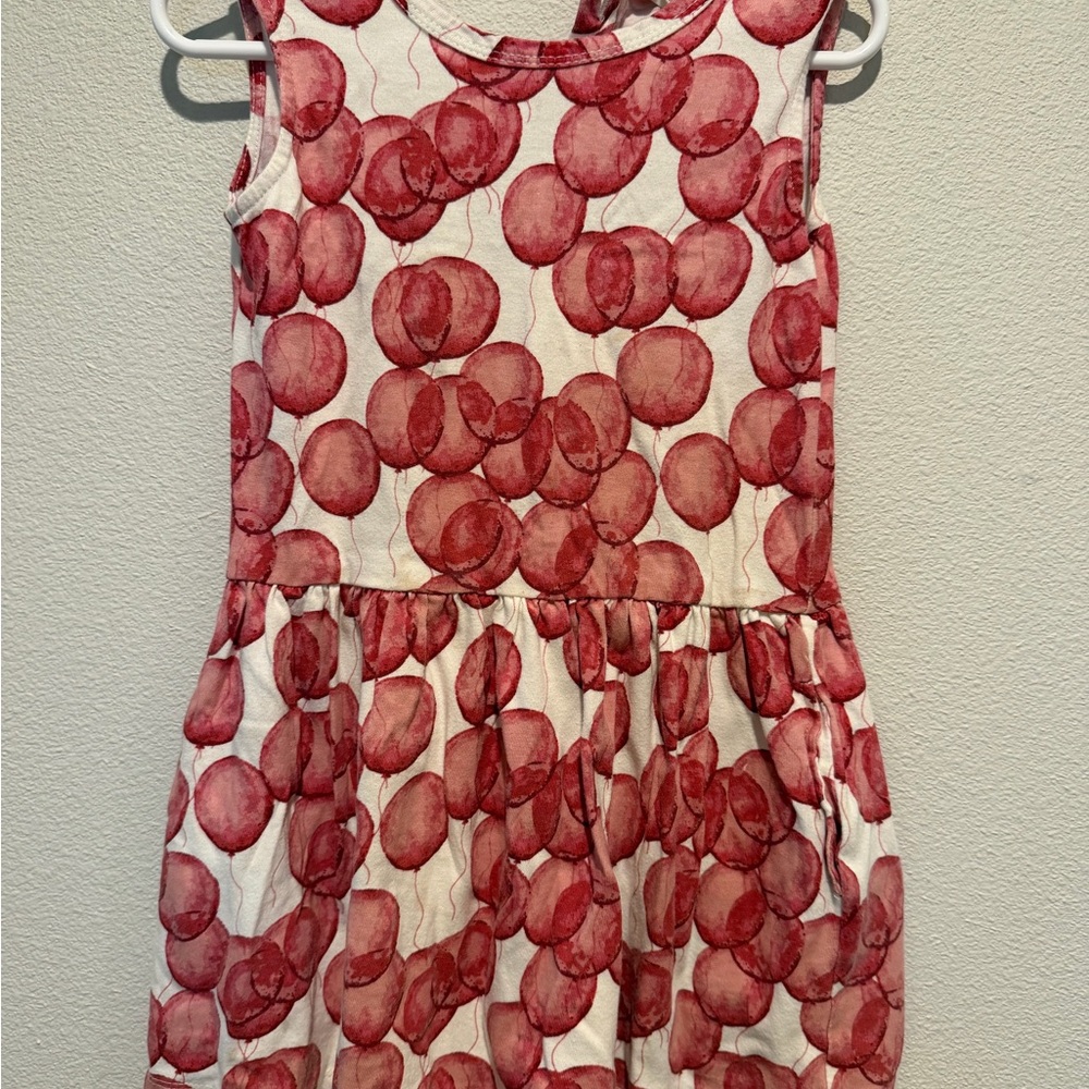 Kate Quinn Red and White Bubble Print Dress